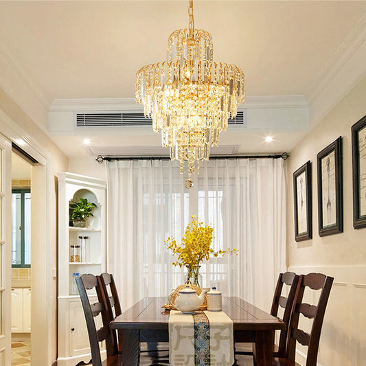 Modern Luxurious K9 Crystal Chandelier for Elegant Home Décor