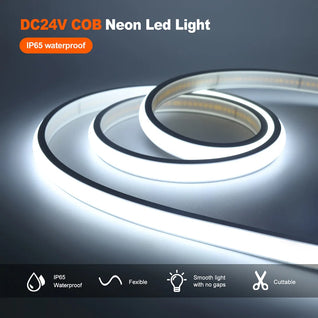 IP68 COB LED Neon Strip – 320 LEDs/m Waterproof Linear Light