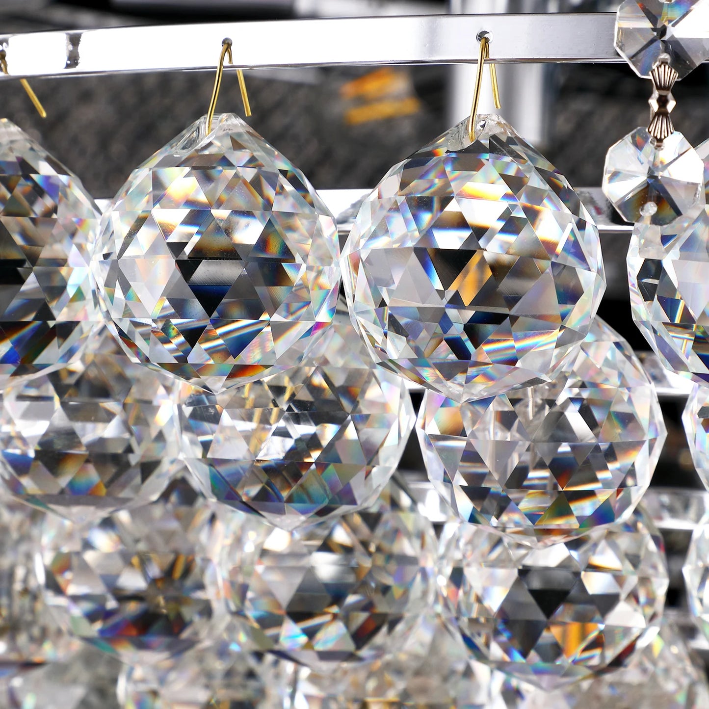 Modern Luxury Glass Stone LED Pendant Light with High-Lumen Output