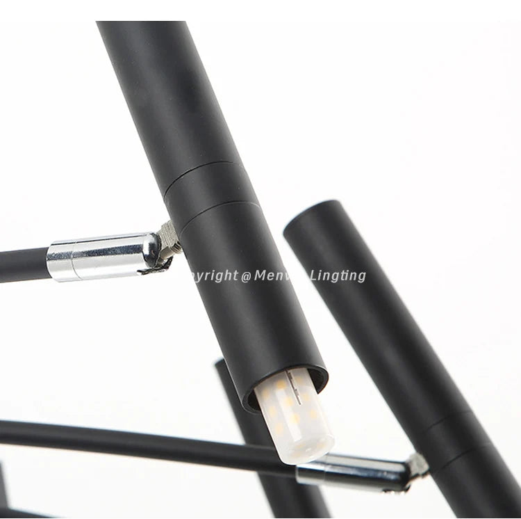 Modern Dimmable LED Chandelier with High-Lumen Illumination