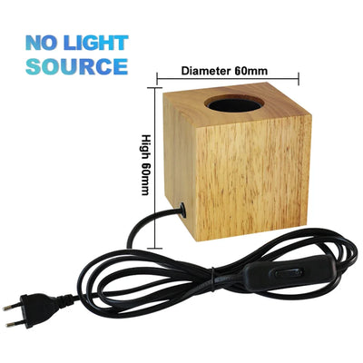 Modern Wood Table Lamp – Retro E27 Decorative Desk Light