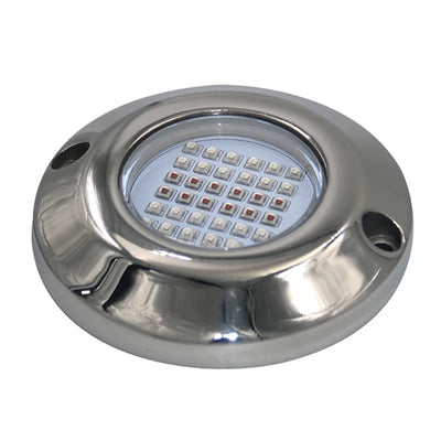 120W RGBW Marine LED Underwater Light – IP68 316L Stainless Yacht & Pool Lamp