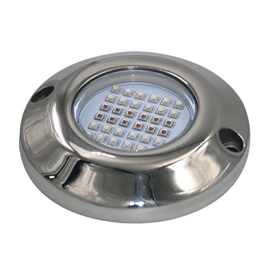 120W RGBW Marine LED Underwater Light – IP68 316L Stainless Yacht & Pool Lamp