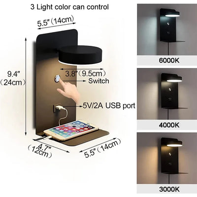 Modern Wall-Mounted LED Lamp
