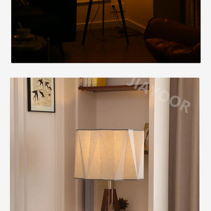Antique Style Solid Wood Floor Lamp