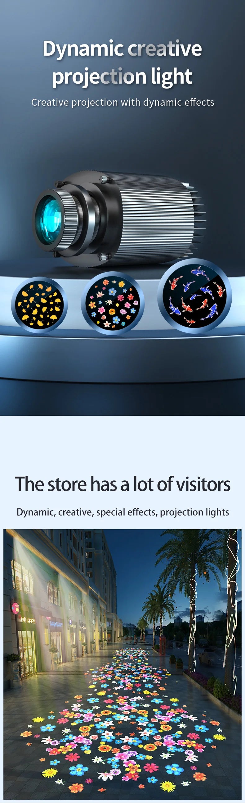Dynamic Special Effects Projection Light