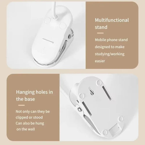 USB Rechargeable LED Desk Lamp with Touch Control – 3-Mode Eye Protection Table Light