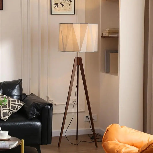 Antique Style Solid Wood Floor Lamp