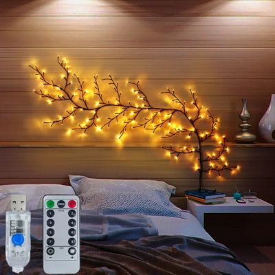 USB LED Branch Lights with Remote – 8 Modes Decorative String Lights