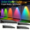 Solar Fence Decorative Lights – RGB Outdoor Smart Lighting