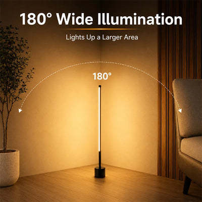 Mini Voice-Controlled LED Floor Lamp – 3M, 180° Lighting