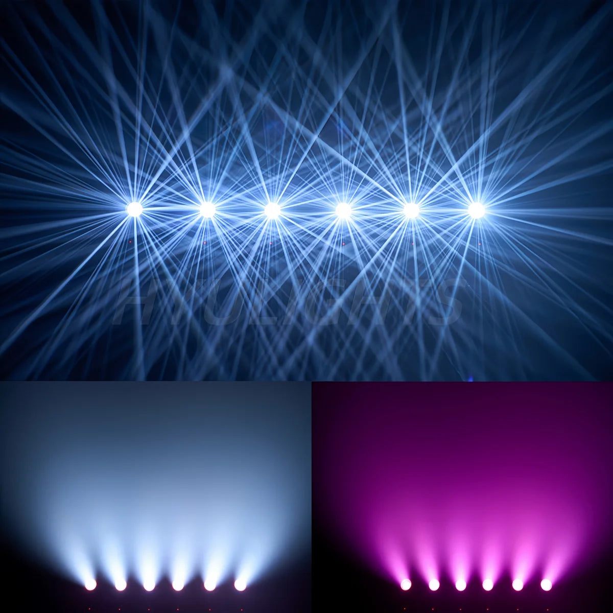 380W 20R Moving Head Beam Light – DMX512 Stage Lighting with Dual Prism, 14 Gobos & RGB Halo Effects