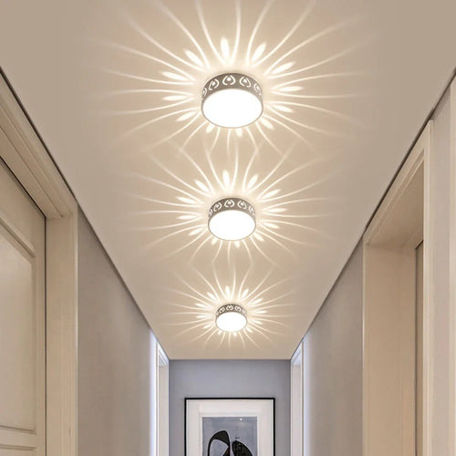 LED Ceiling Light Fixture – Energy Saving Bright Porch & Corridor Lamp