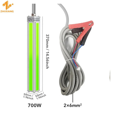 2025 LED Underwater Fishing Light – High-Brightness Submersible Fish Attractor