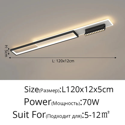 Modern Acrylic LED Chandelier with Adjustable Spotlights and Dimmable Lighting