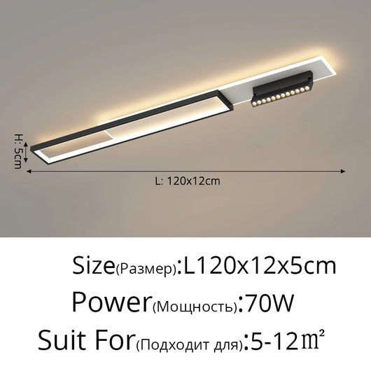 Modern Acrylic LED Chandelier – Adjustable Spotlights, Dimmable