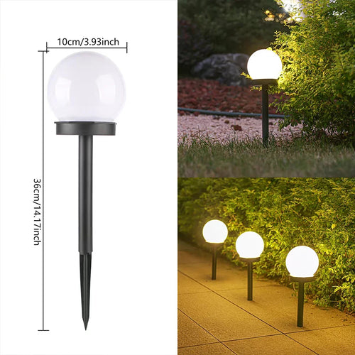 Solar Outdoor Garden Ball Light