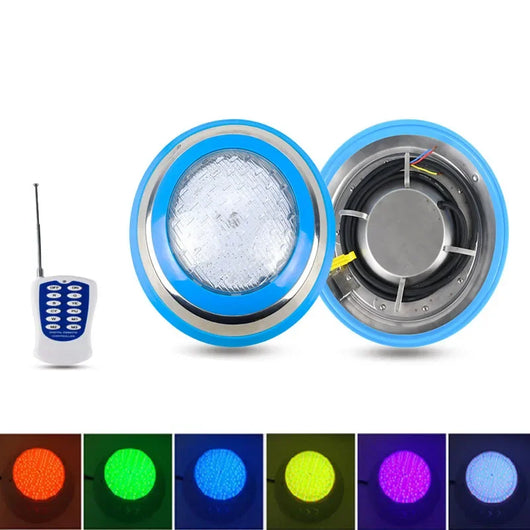 IP68 Stainless Steel LED Pool Light – Waterproof RGB Underwater Lighting