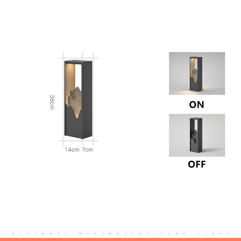 LED Lawn Light AC110V 220V Waterproof IP65 Outdoor Stainless Steel Street Lamp For Garden Path Landscape Park Courtyard Lighting