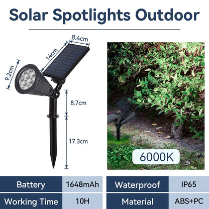 Outdoor Waterproof LED Solar Spotlights