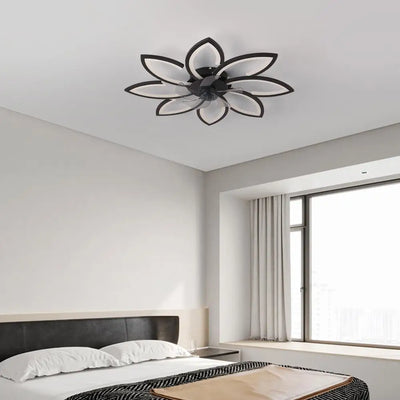 Modern LED Ceiling Fan Light with Remote Control