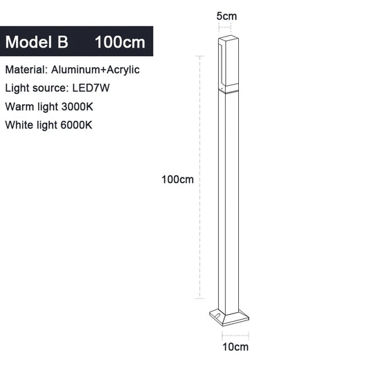 Modern LED Lawn Lamp