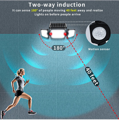 Solar Outdoor 305 LED Security Flood Lights