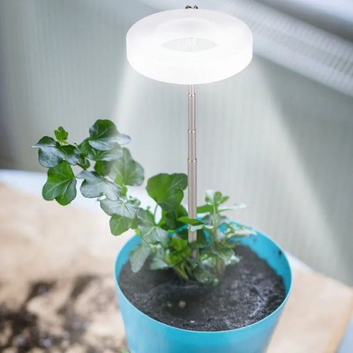 LED Grow Light Full Spectrum Plant Lamp Adjustable Dimmable Growing Lamp LED Hydroponics Lamp with Timer for Indoor Plants Light
