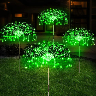 Solar Firework LED Garden Lights Waterproof Outdoor Pathway Yard Decorative Fairy Lights