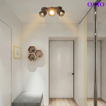 Folding Rotating COB LED Downlight with Adjustable Brightness