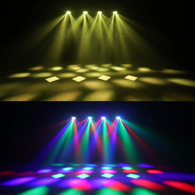 7×40W RGBW Moving Head Light – DMX Wash Beam Zoom Stage Lighting