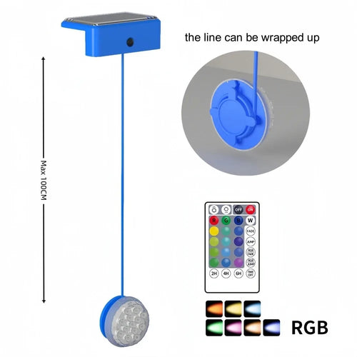Solar Underwater Swimming Pool Lights with Remote Control