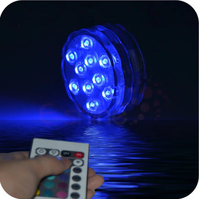 RGB Solar Floating Pool Light – IP68 Waterproof with Remote Control