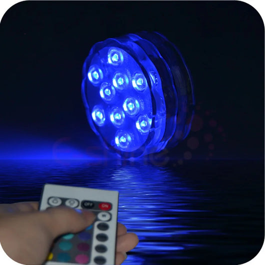 RGB Solar Floating Pool Light – IP68 Waterproof with Remote Control