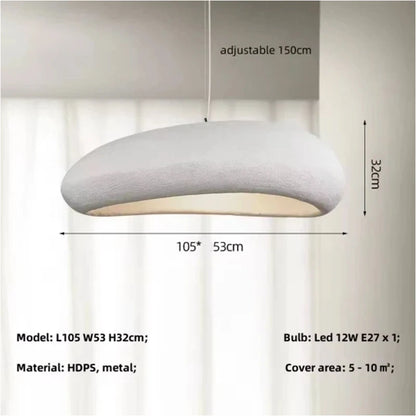Nordic Wabi-Sabi Minimalist LED Chandelier