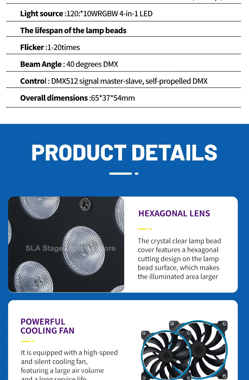 120W Waterproof Stage Floodlight