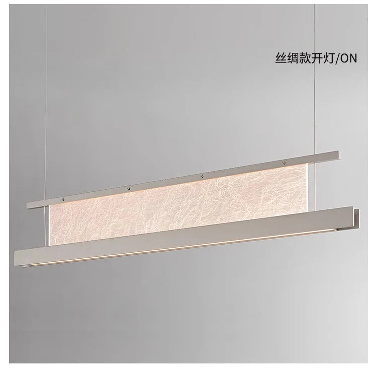 Italian Modern Luxury Linear LED Chandelier with Minimalist Designer Style