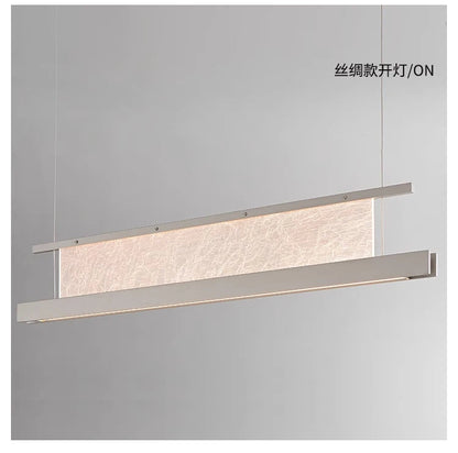 Italian Modern Luxury Linear LED Chandelier with Minimalist Designer Style