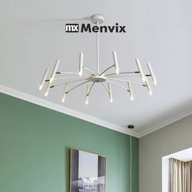 Modern Dimmable LED Chandelier with High-Lumen Illumination