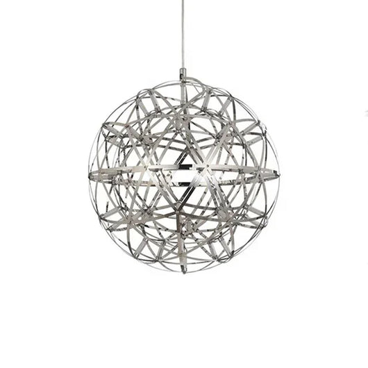Firework Ball LED Chandelier – Modern Stainless Steel Pendant Light