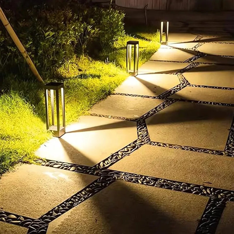 Outdoor Lawn Lights LED IP54 Waterproof Warm Light Lawn Lamp Landscape Walkway Lighting Porch Patio Ambiance Decoration Lighting