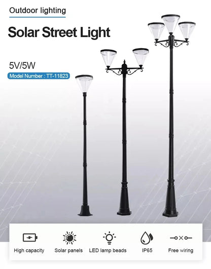 Solar LED Garden Street Lamp