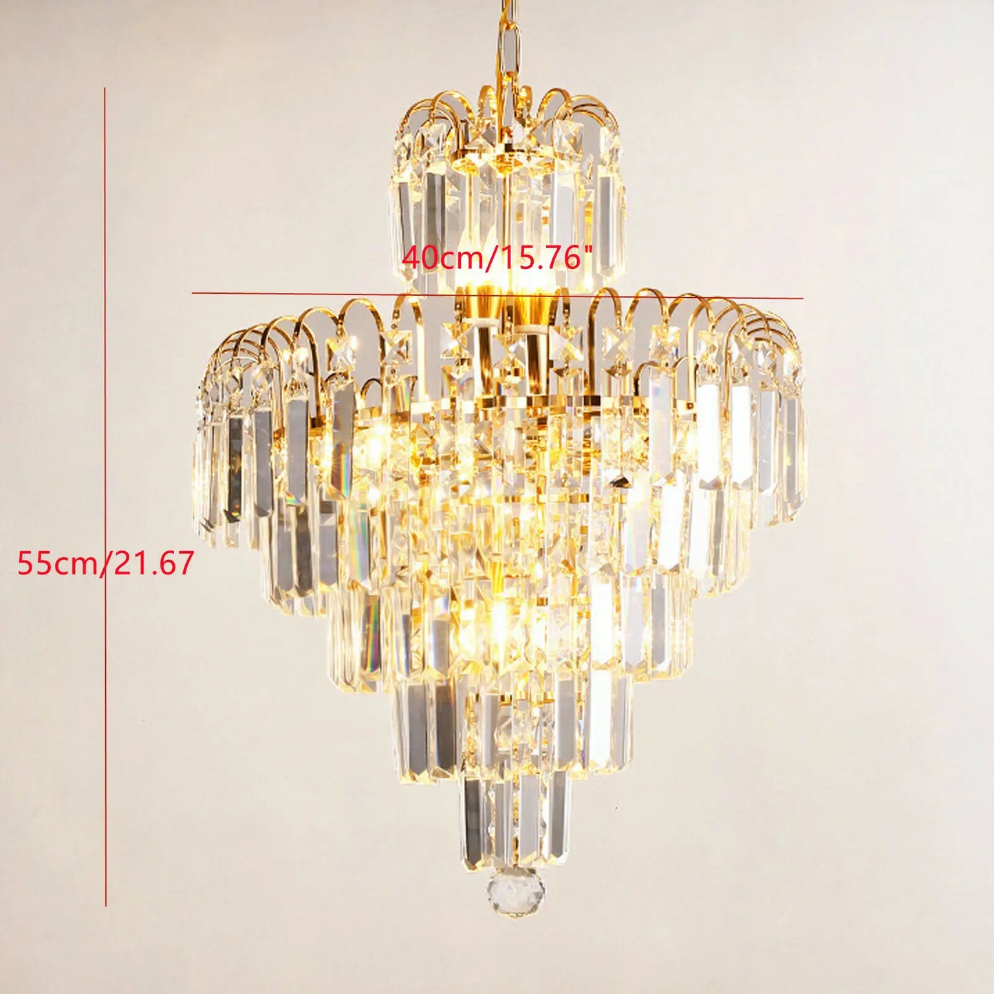 Modern Luxurious K9 Crystal Chandelier for Elegant Home Décor
