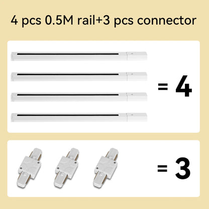 LED Track Light Fixture Set