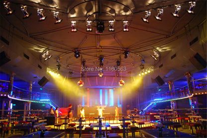 380W 20R Moving Head Beam Light – DMX512 Stage Lighting with Dual Prism, 14 Gobos & RGB Halo Effects