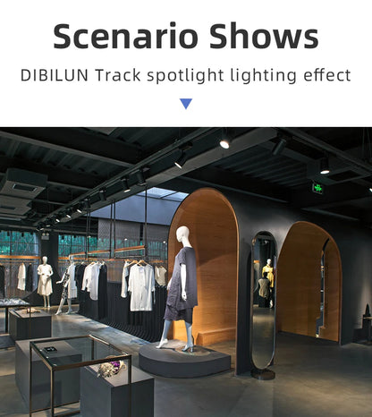 LED Track Light Fixture Set