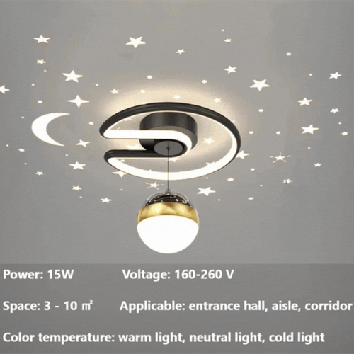 Nordic LED Ceiling Light – Modern Minimalist Indoor Lamp