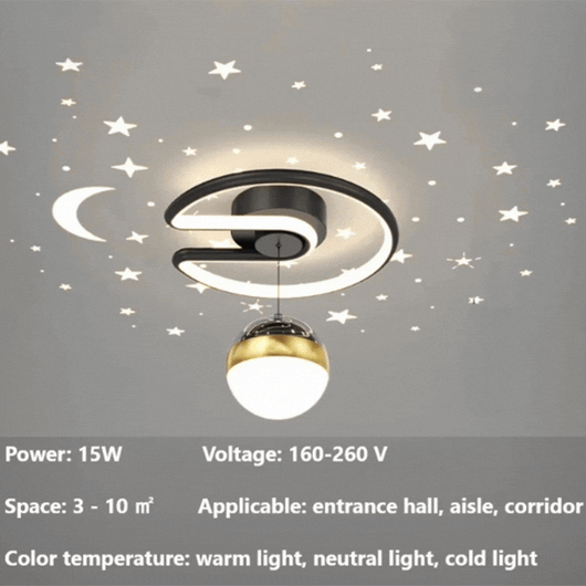Nordic LED Ceiling Light – Modern Minimalist Indoor Lamp