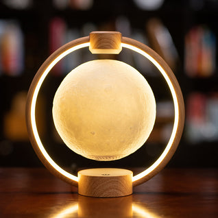 Maglev Moon Light Bluetooth Speaker | Floating 3D Moon Lamp with Colorful LED Lights