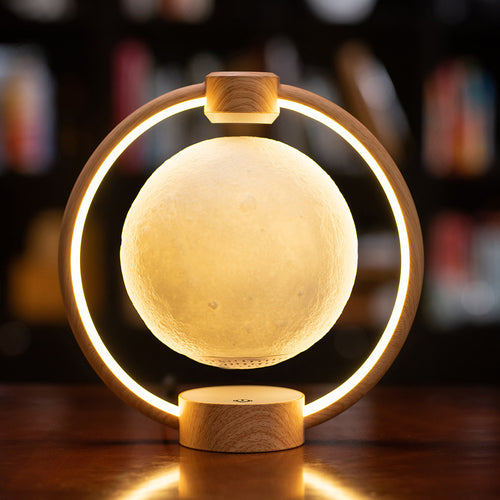 Maglev Moon Light Bluetooth Speaker | Floating 3D Moon Lamp with Colorful LED Lights